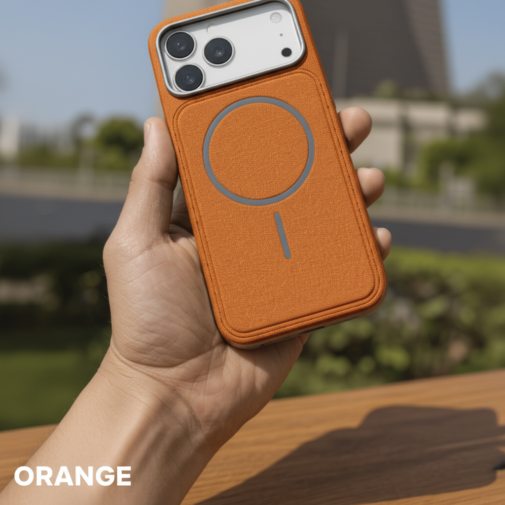 Fabric MagSafe Case - Orange