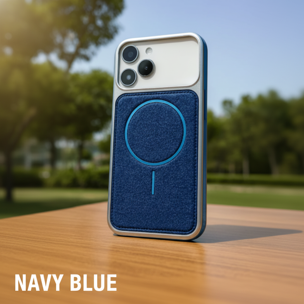 Fabric MagSafe Case - Navy Blue
