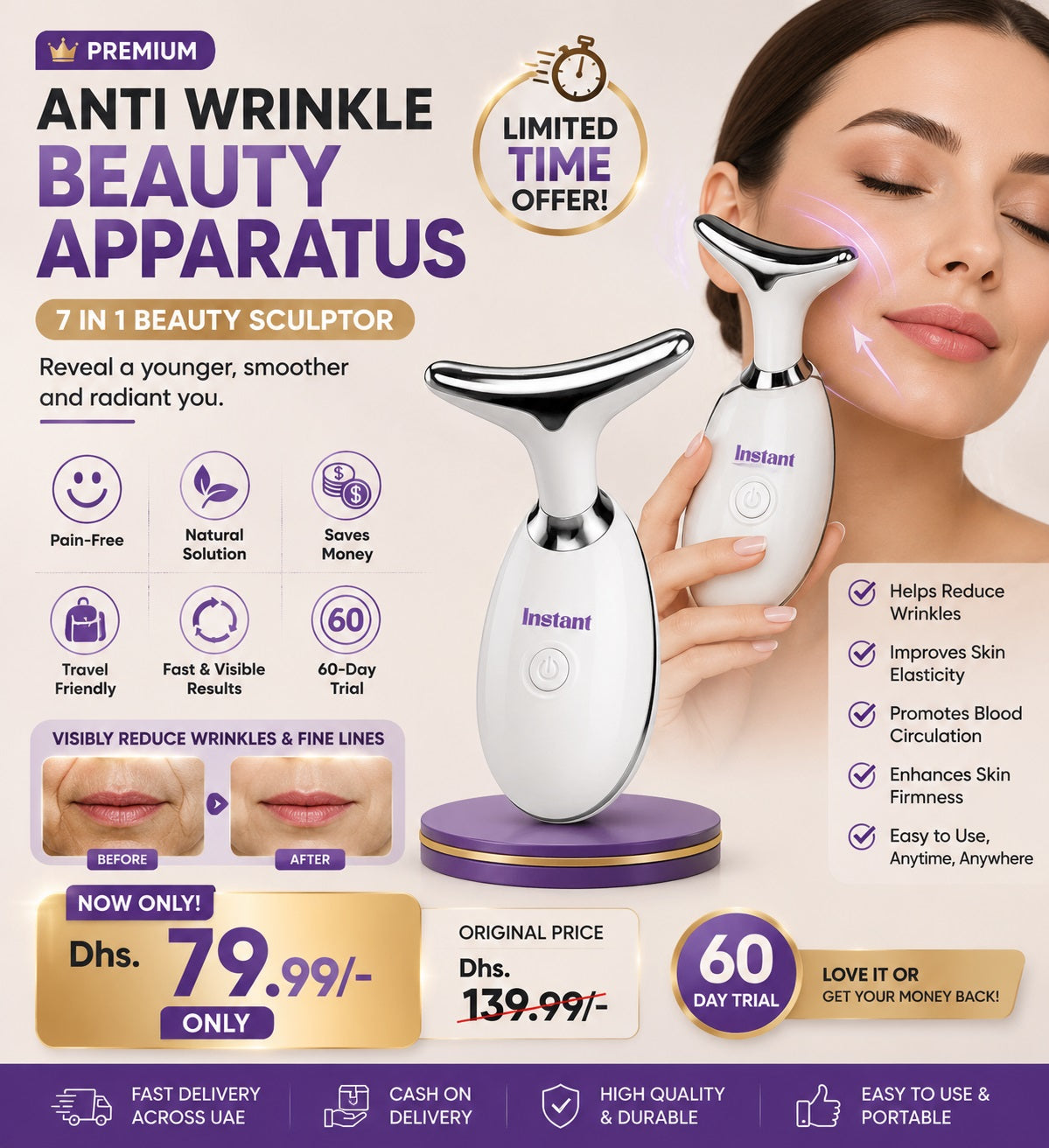 Anti Wrinkle Beauty Apparatus