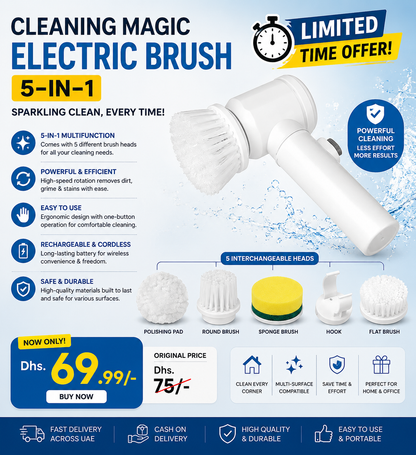 Cleaning Magic Electric Brush (5-in-1)