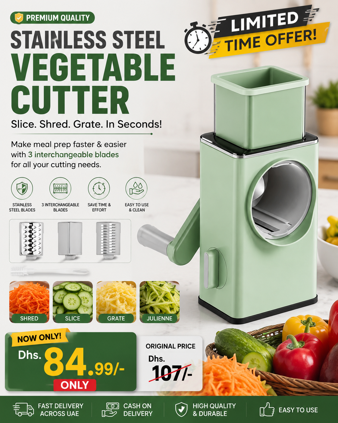 Stainless Steel Vegetable Cutter