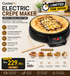 CucinaPro Electric Crepe Maker with crepe and wooden spreader