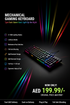 Mechanical Gaming Keyboard hero banner AED 199.99 RGB gaming vibe