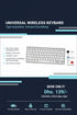 Universal Wireless Keyboard Hero Banner - 8 Colors Available