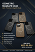 Geometric MagSafe Compatible Case iPhone 13 Pro Max hero banner AED 99.99