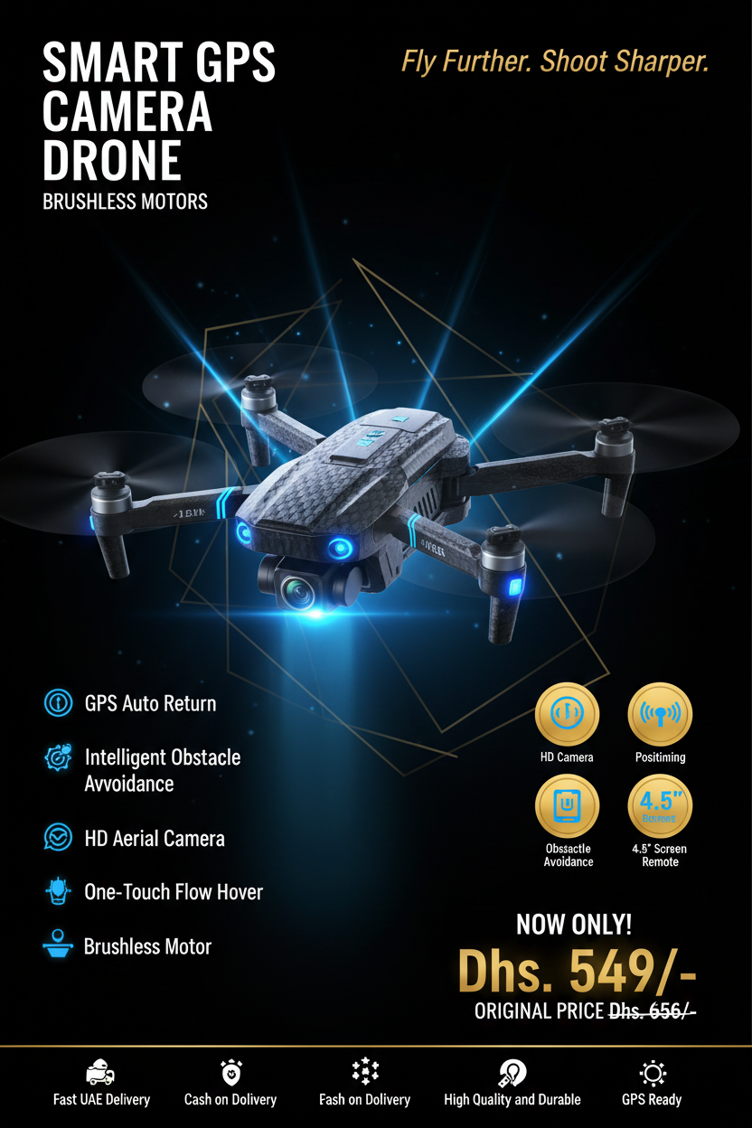 Smart GPS Camera Drone Hero Banner