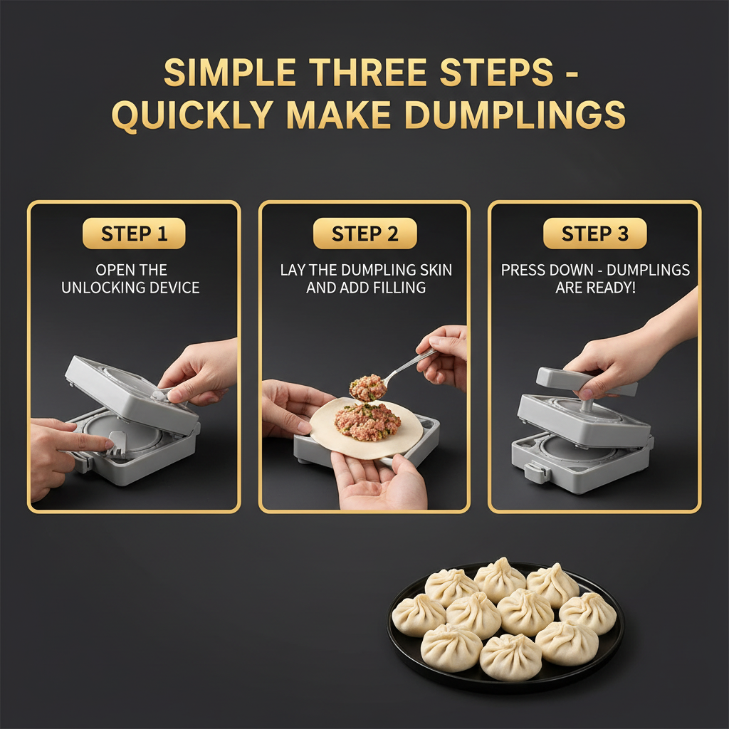 Automatic Dumpling Machine - 3 Simple Steps Guide